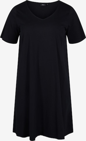 Zizzi Summer Dress 'Vmina' in Black: front