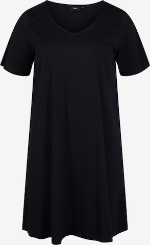 Zizzi Kleid 'Vmina' in Schwarz: predná strana