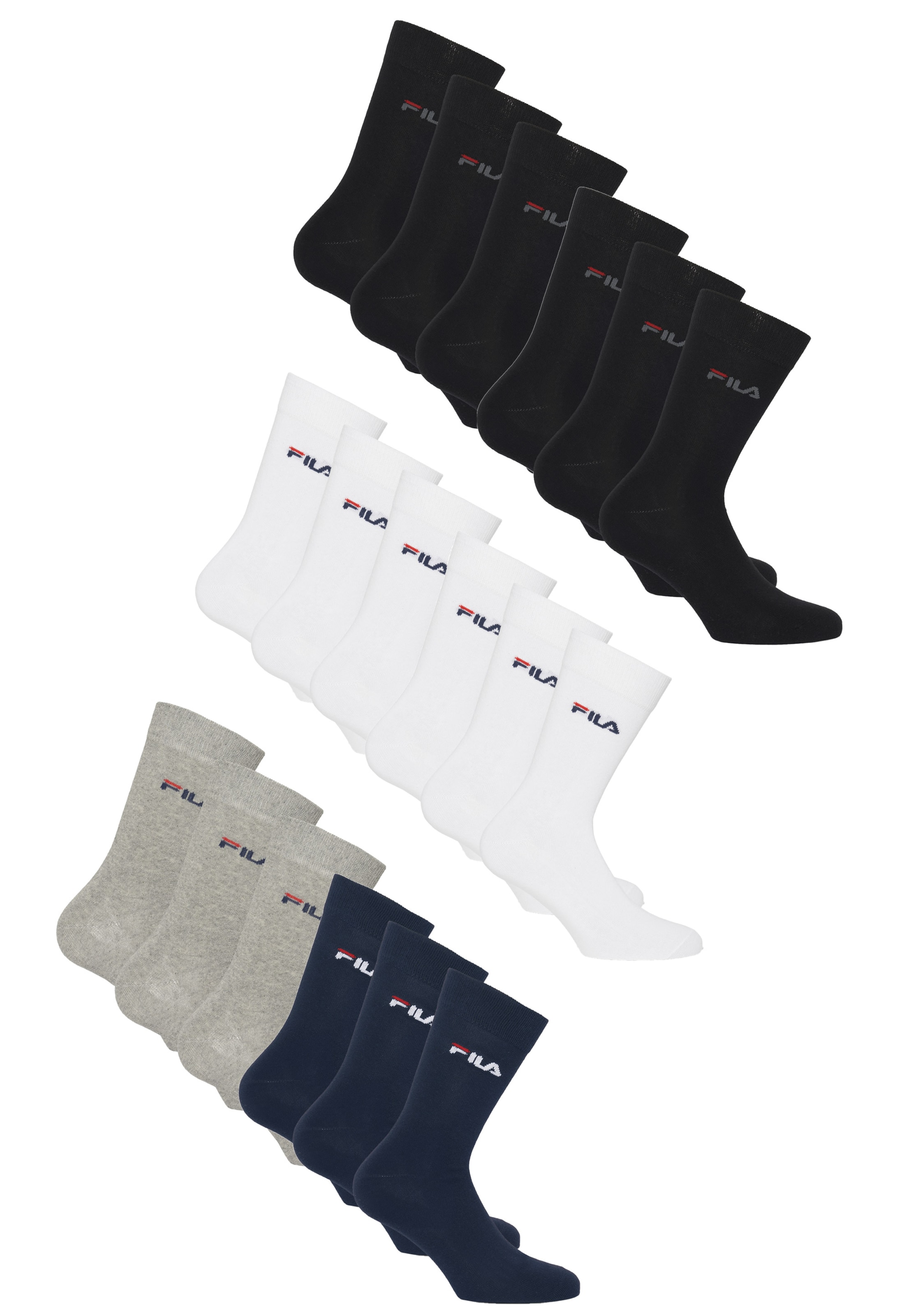 FILA Socken 18er Pack in Blau: Vorderseite