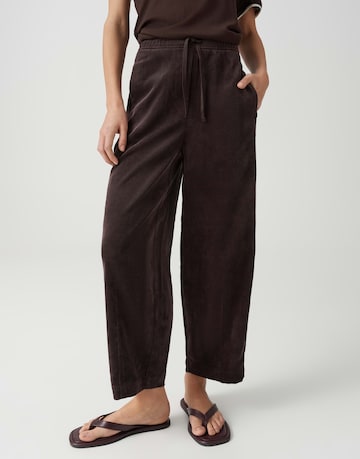 OPUS - Barrel Pantalón 'Misha' en marrón: frente