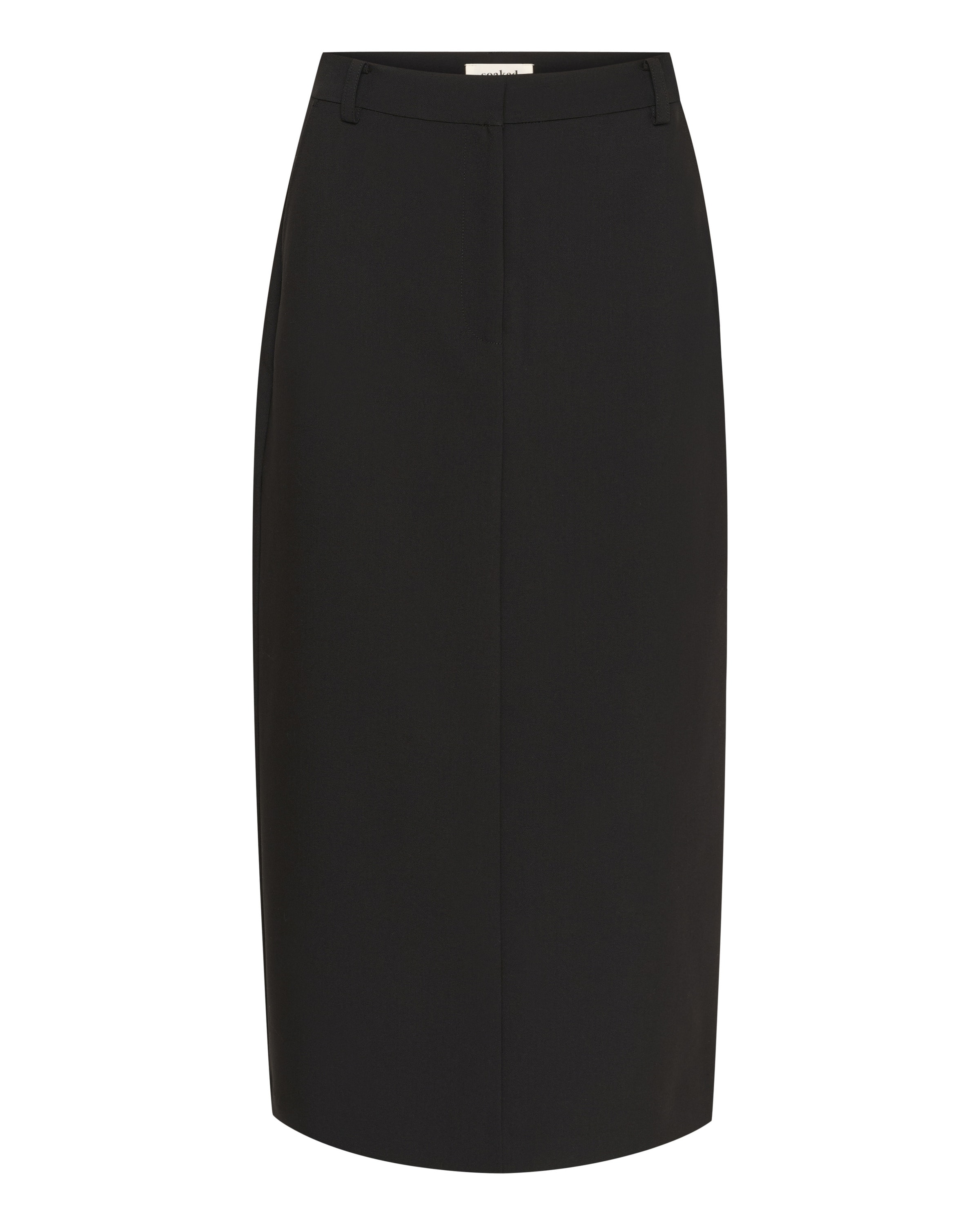 Jupe 'SLCorinne' SOAKED IN LUXURY en noir : devant