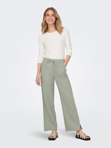 JDY Wide leg Broek 'THEIS' in Groen