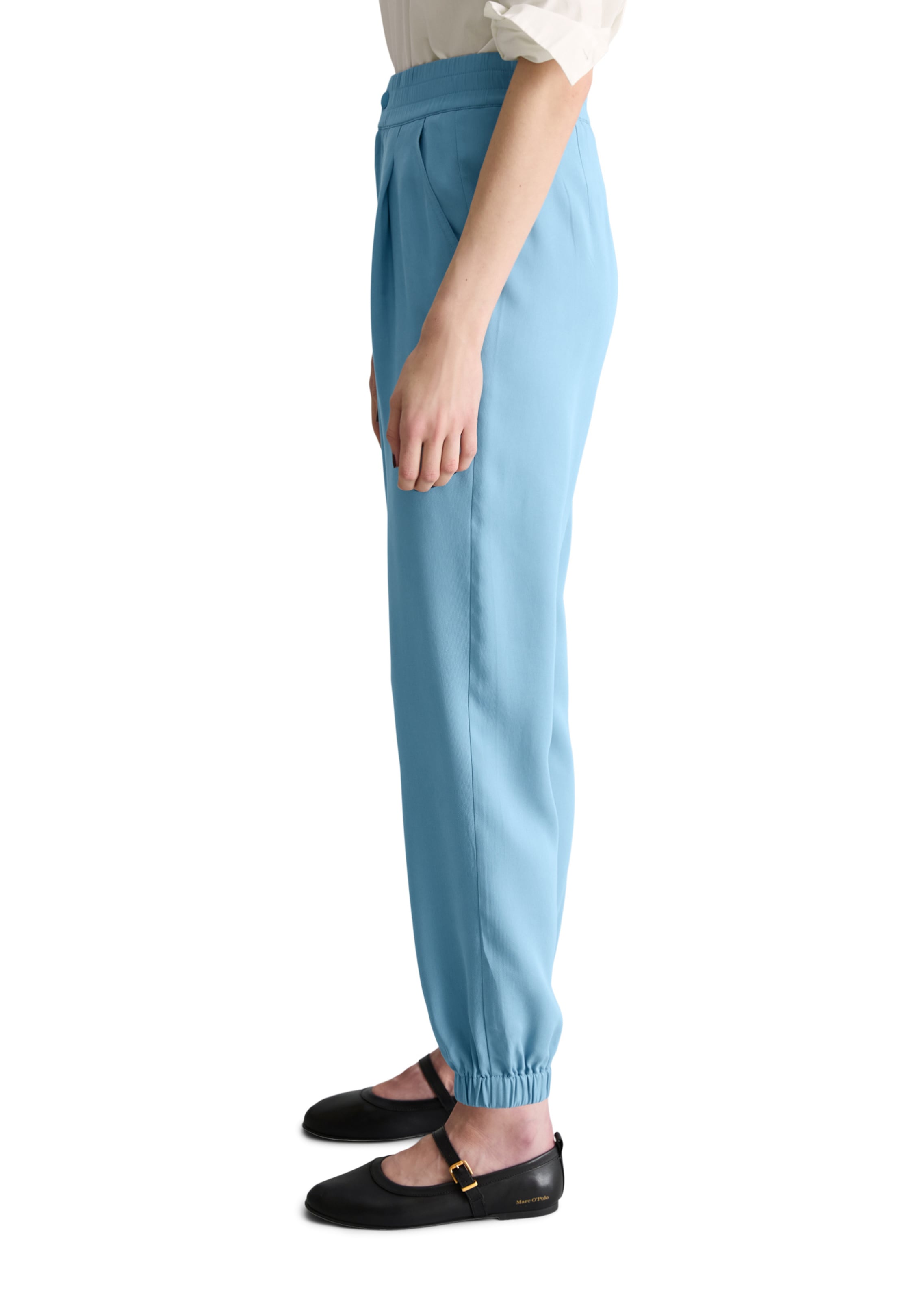 Marc O'Polo DENIM Tapered Broek in Blauw