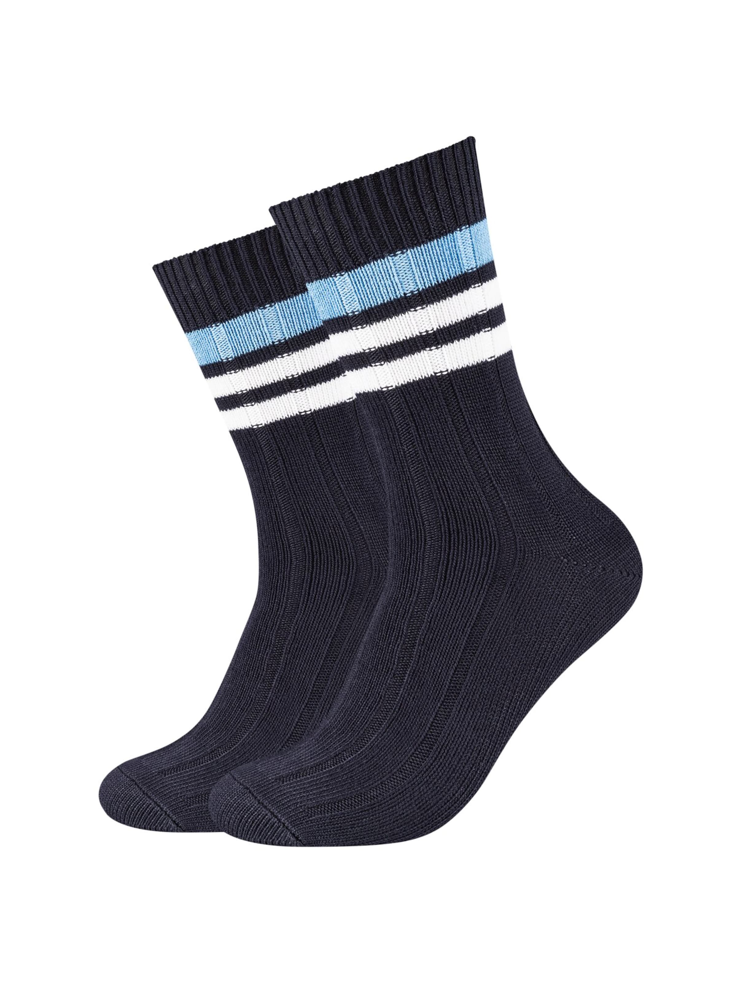 camano Sokken in Blauw: voorkant