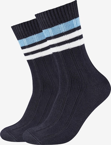 camano Sokken in Blauw: voorkant