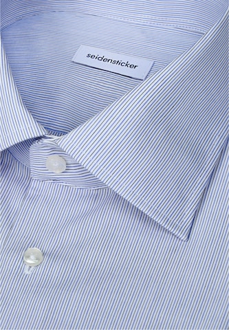 SEIDENSTICKER Slim Fit Hemd in Blau