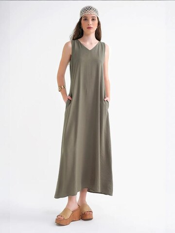 MixRay Kleid 'Maxi'‌‌‌ in Braun