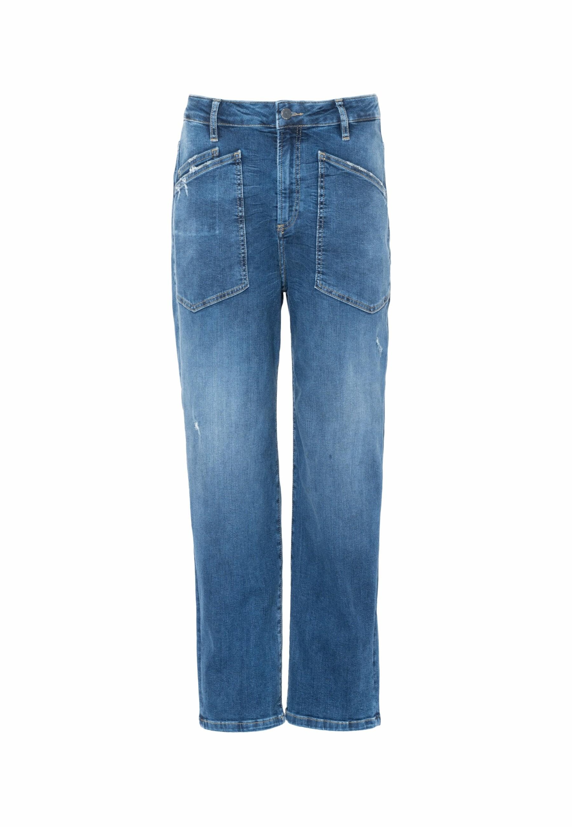 Elias Rumelis Normální Džíny 'Sendy' – modrá: přední strana