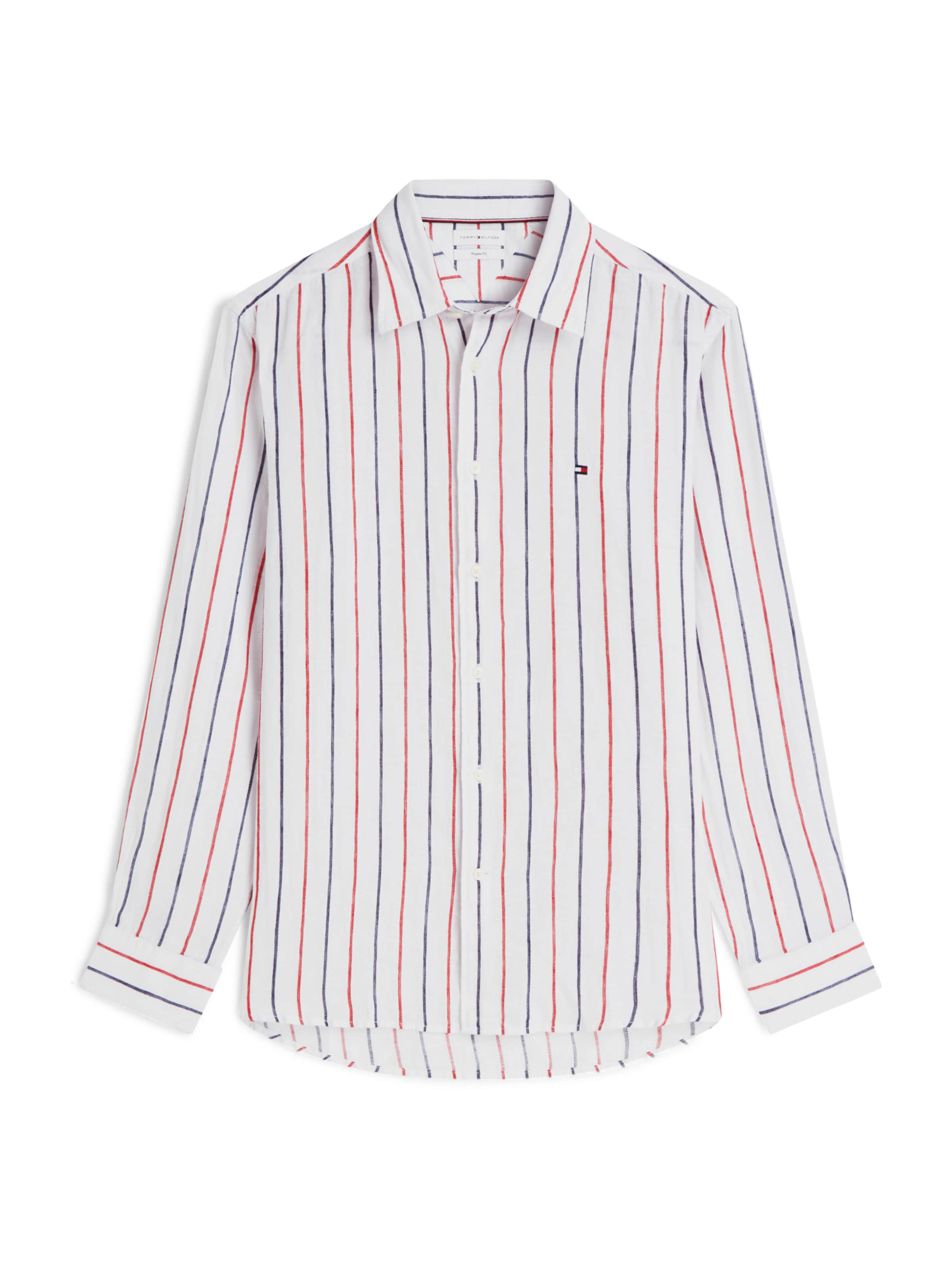 TOMMY HILFIGER Regular fit Button Up Shirt in Red: front