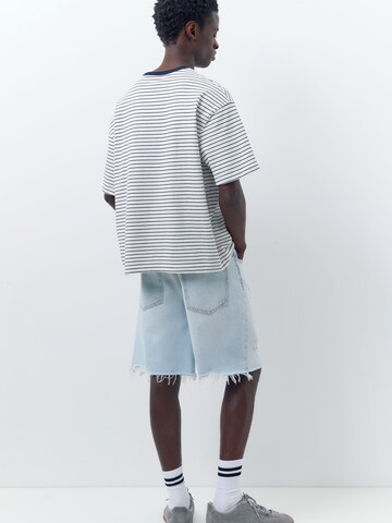Regular Jeans de la Pull&Bear pe albastru