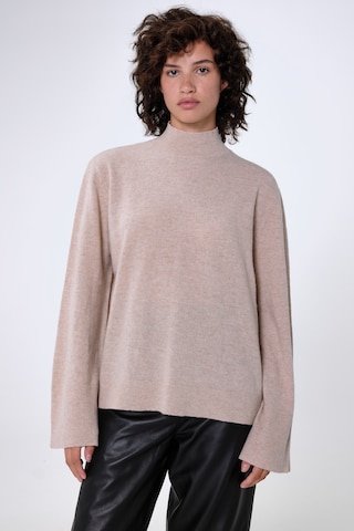 Pull-over Aligne en beige : devant