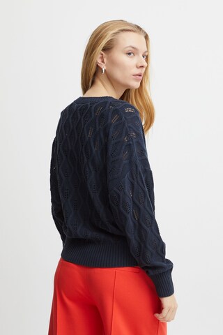 Pull-over 'Marnas' ICHI en bleu