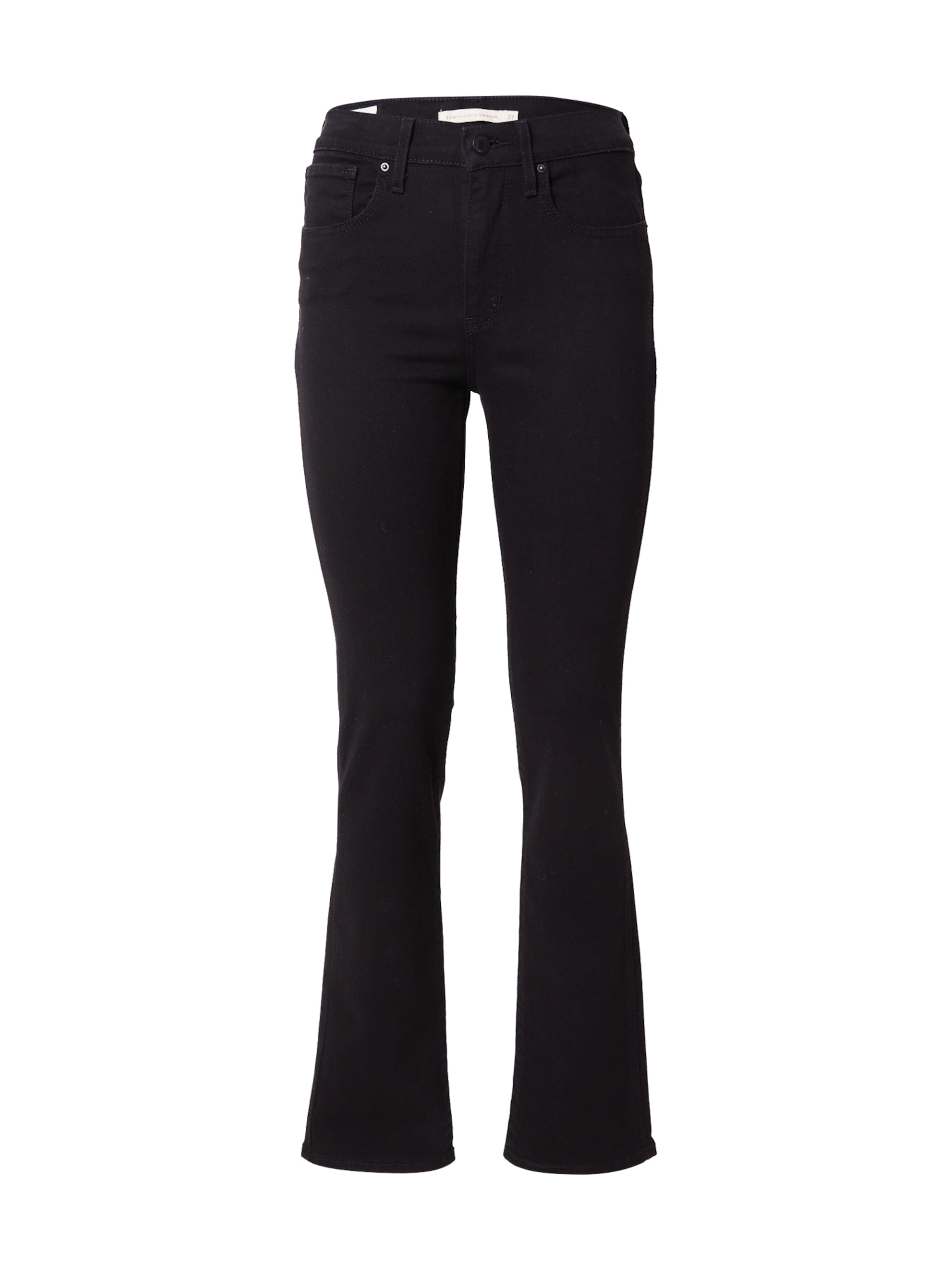 LEVI'S ® Jeans '724™' in Zwart: voorkant