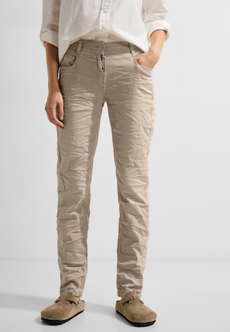 CECIL Slim fit Jeans in Beige: front