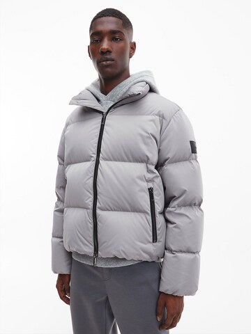 Calvin Klein Between-Season Jacket in Grey: front