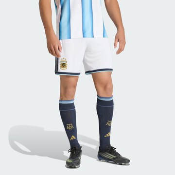 Regular Pantalon de sport 'Argentinien 26' ADIDAS PERFORMANCE en blanc : devant