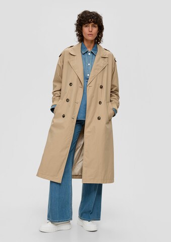 s.Oliver Between-Seasons Coat in Beige