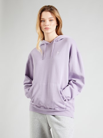 Sweat-shirt Iriedaily en violet : devant