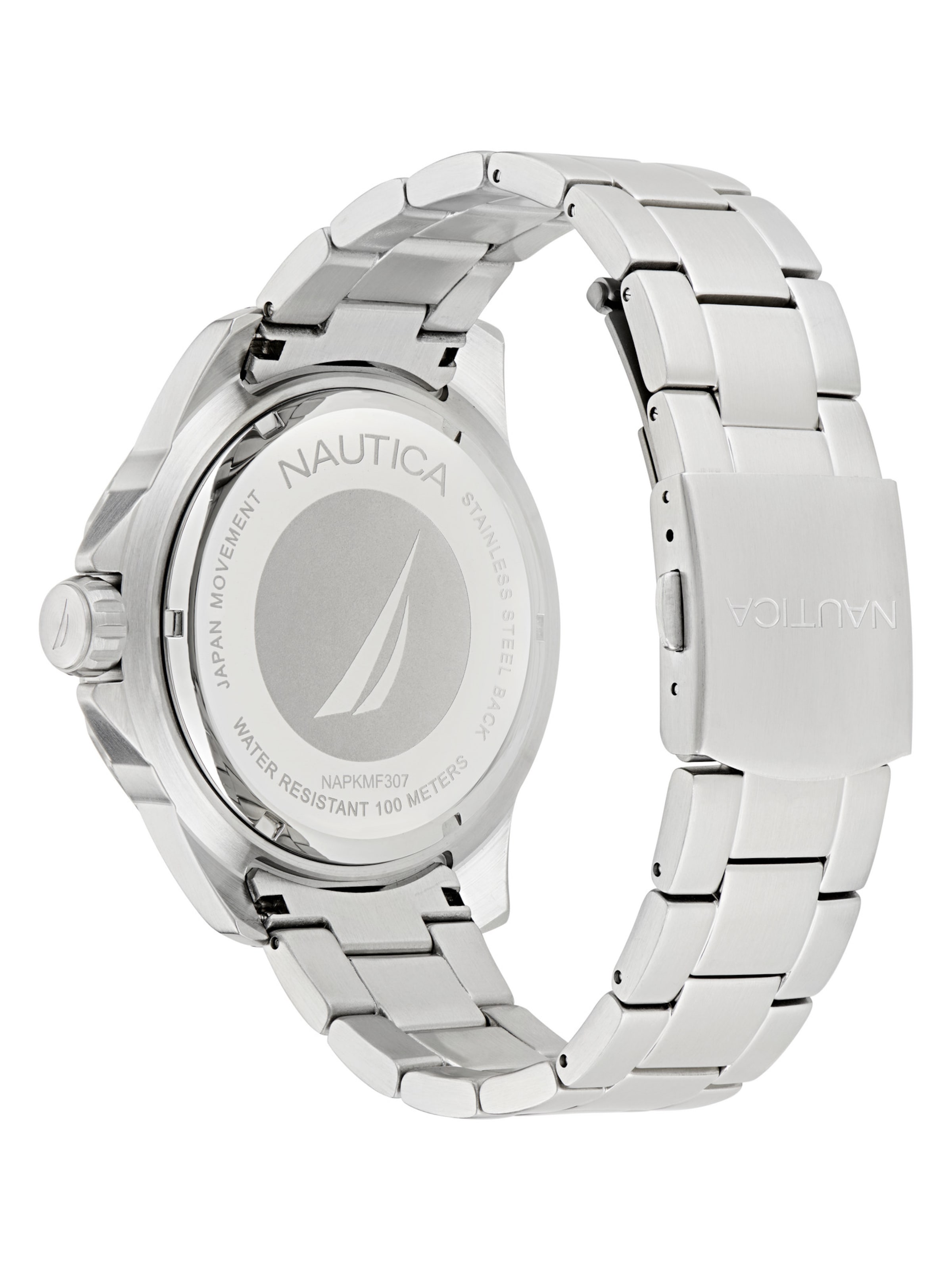 NAUTICA Analoguhr 'KOH MAY BAY' in Silber