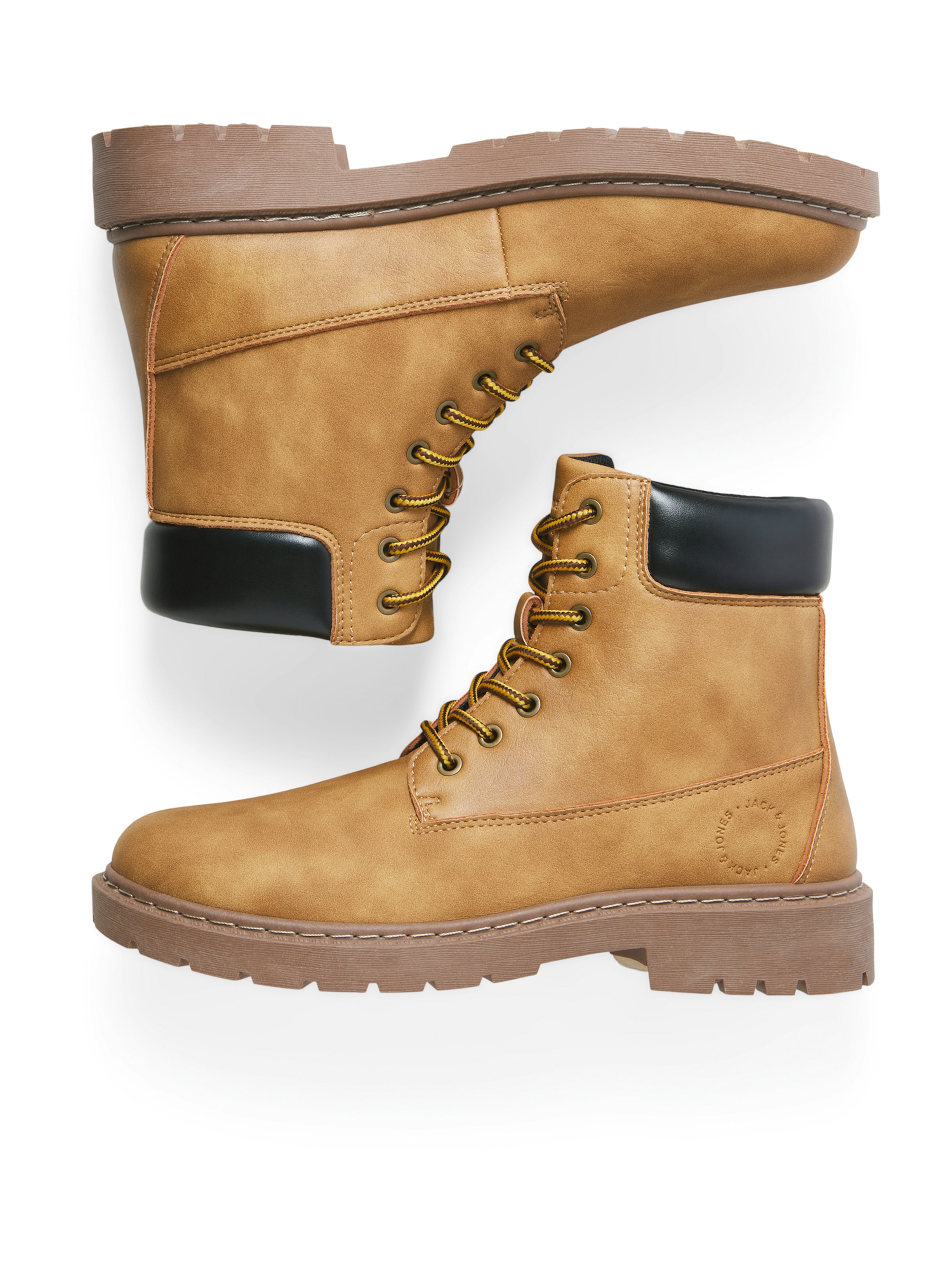 Bottines à lacets 'JFWAINSWORTH' JACK & JONES en jaune