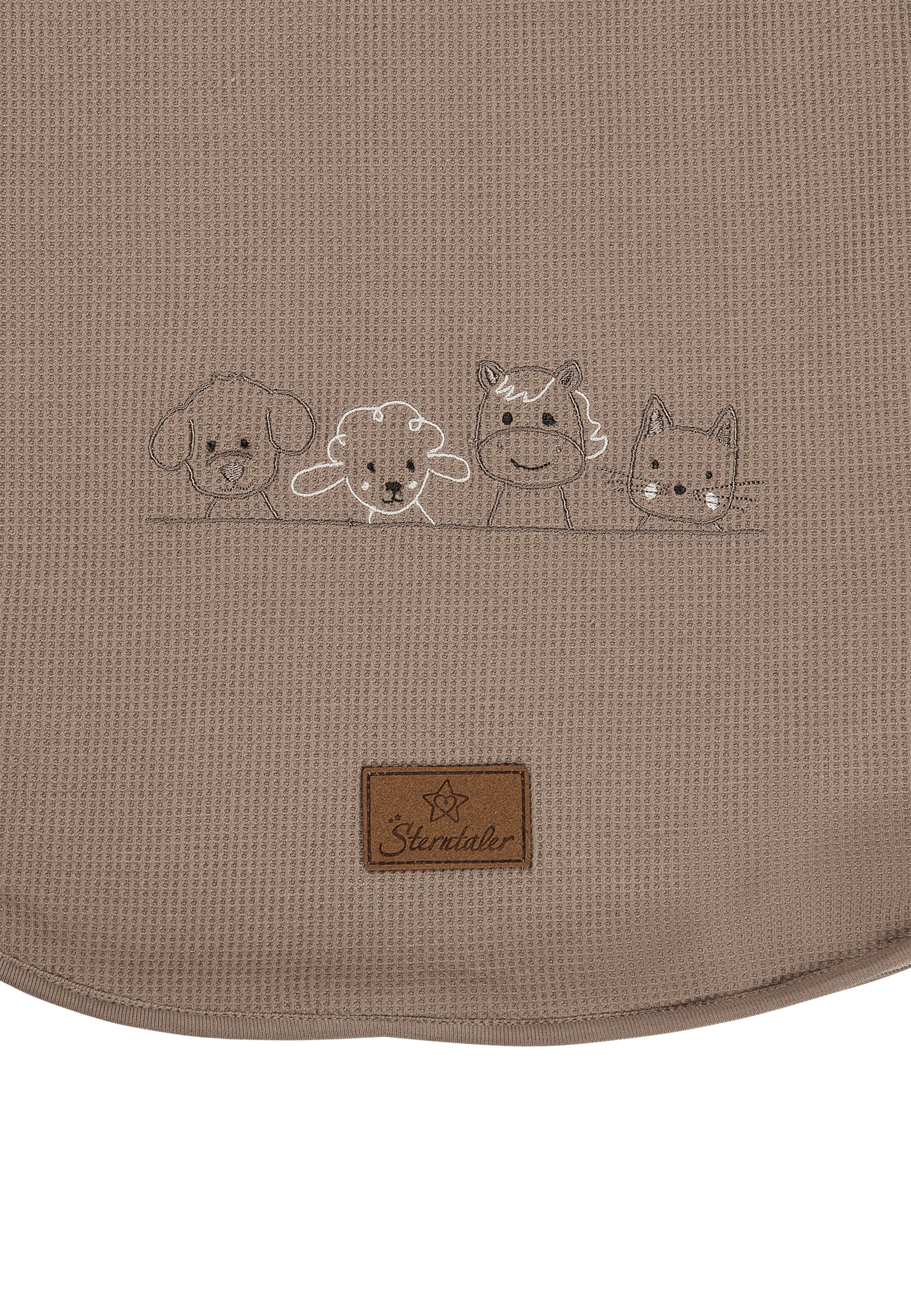 STERNTALER Sleeping Bag 'm. Armen' in Brown