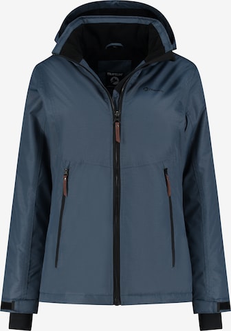 Travelin Winter Jacket 'Live ' in Blue: front