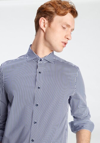 OLYMP Regular fit Button Up Shirt in Blue