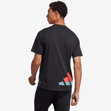 T-Shirt fonctionnel 'Train Icons' ADIDAS PERFORMANCE en noir