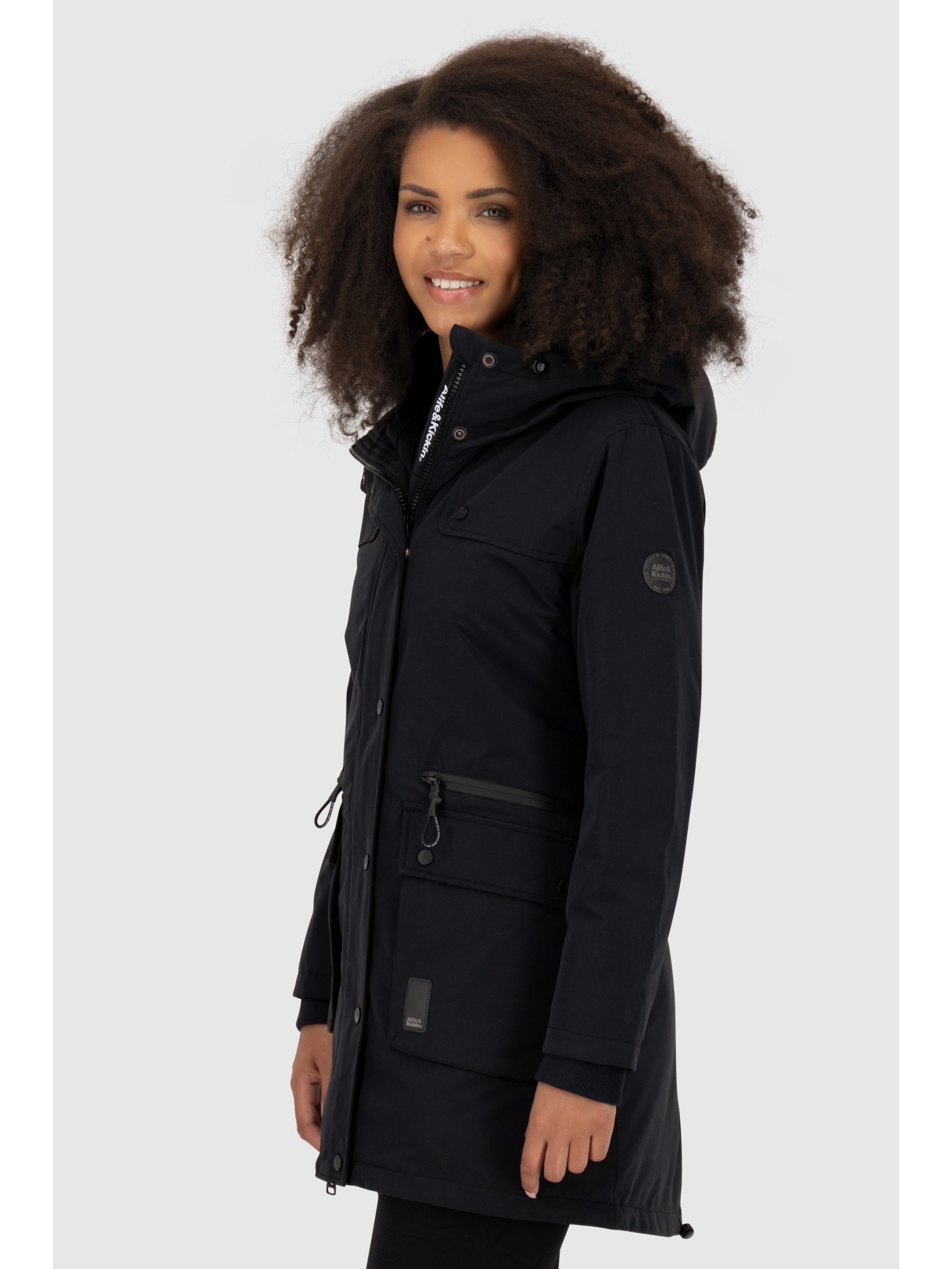alife & kickin Winter jacket 'CharlotteAK A' in Black
