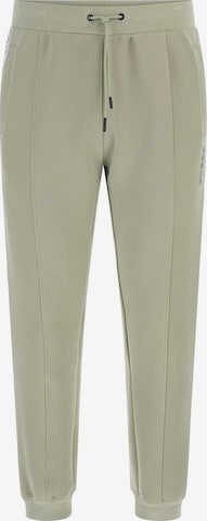 GUESS Tapered Pants 'Mickey' in Green: front