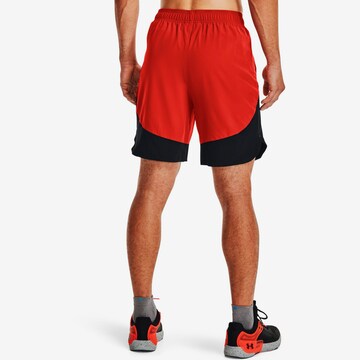 UNDER ARMOUR Regular Sporthose in Rot