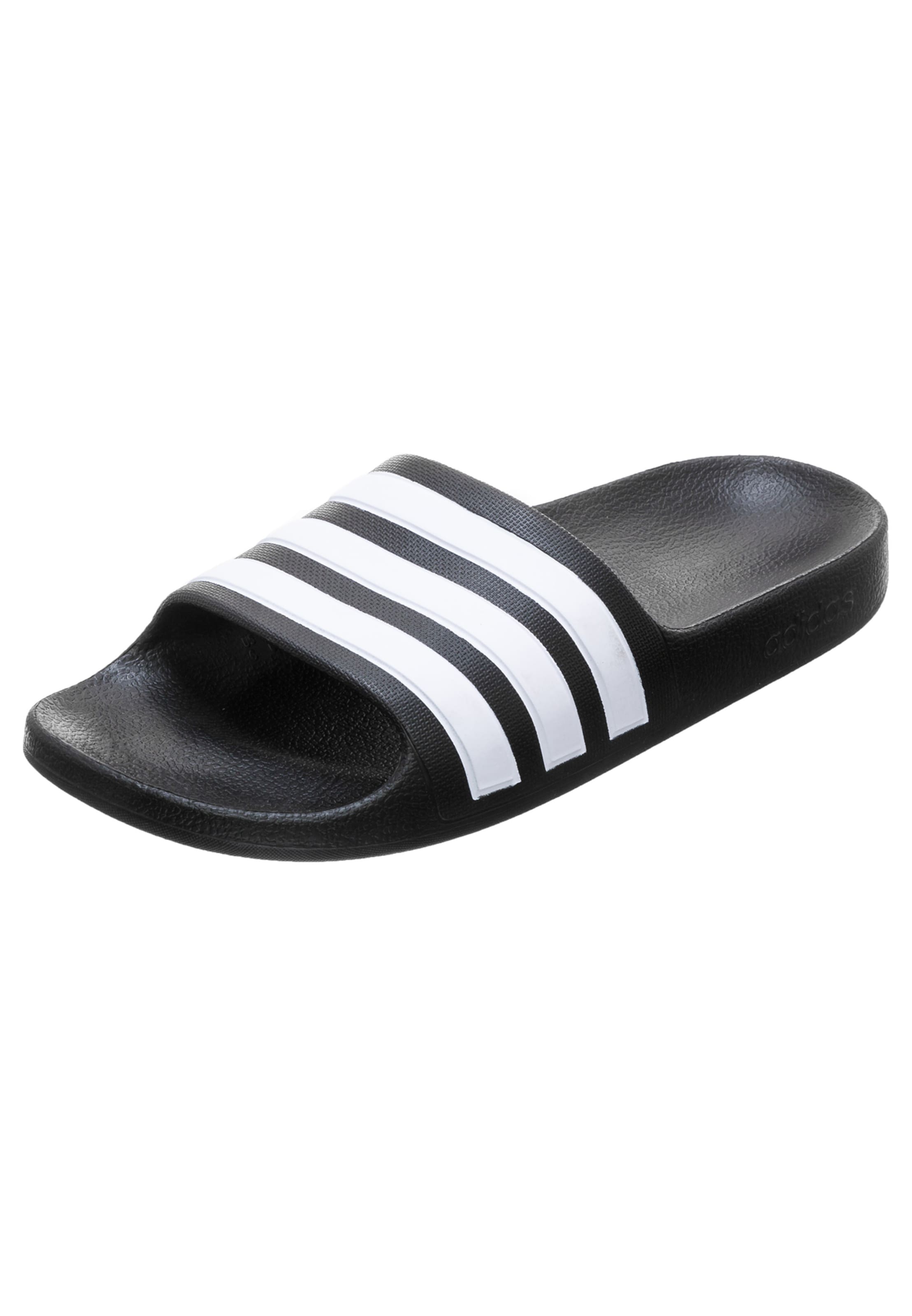 ADIDAS SPORTSWEAR Aqua Adilette Badesandale Kinder in Schwarz: Vorderseite