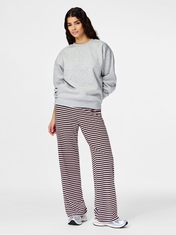 PIECES Wide leg Trousers 'PCLaya' in Brown