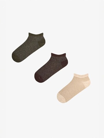 Penti Sukapöiad 'PENTI Gemustertes Baumwoll-Glitzer 2er-Pack Sneaker-Socken', värv segavärvid: eest vaates