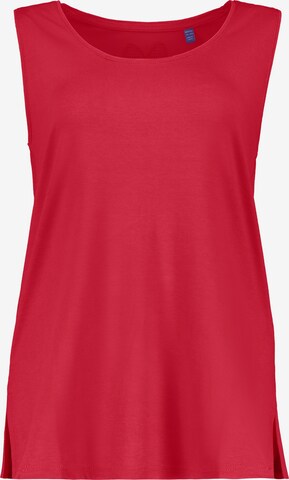 Ulla Popken Top in Rood: voorkant