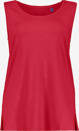 Ulla Popken Top in de kleur Watermeloen rood, Productweergave