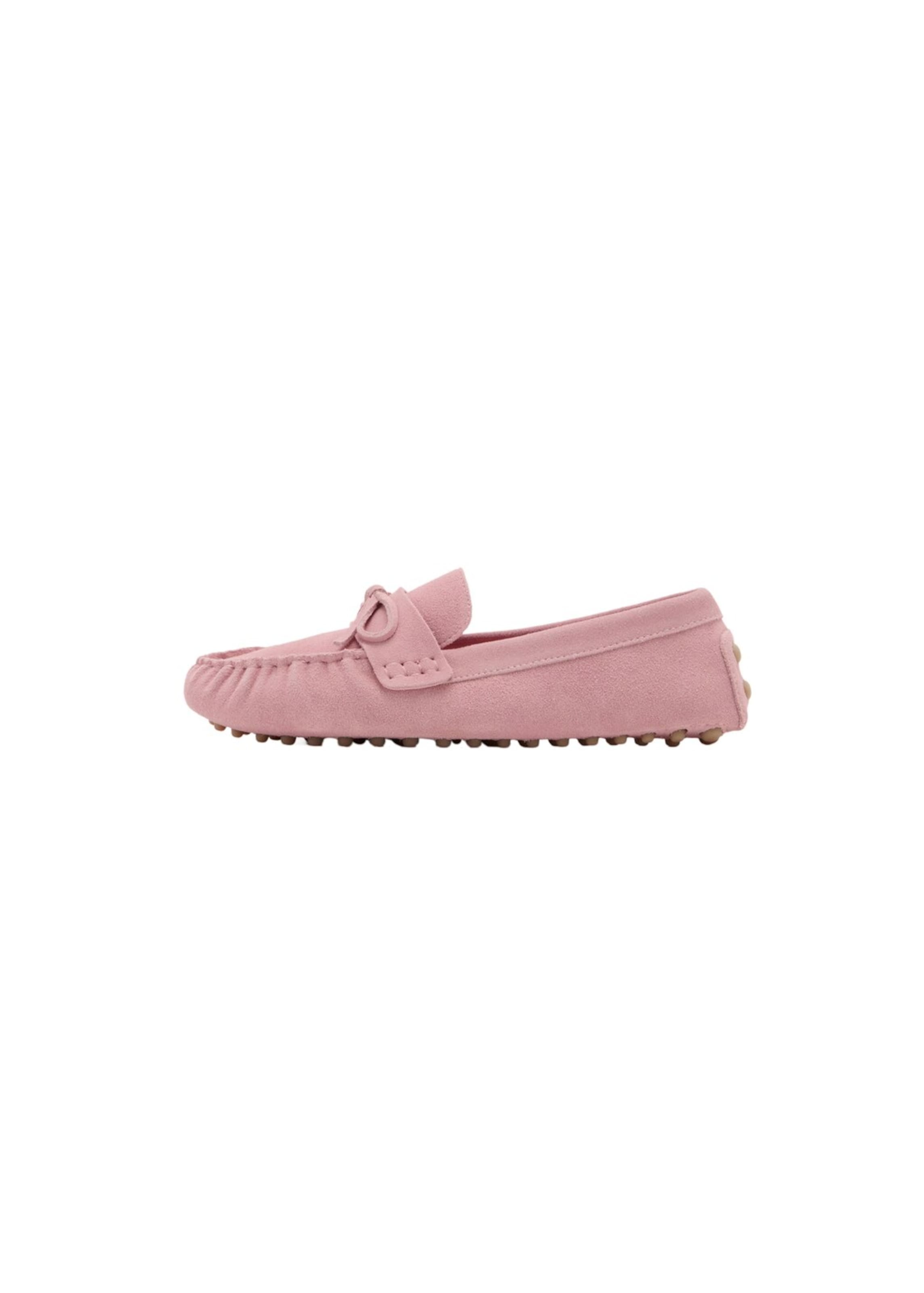 MANGO Moccasins 'Rubby' in Pink: front