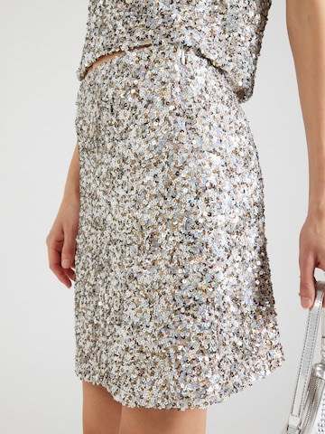 Nasty Gal Nederdel i sølv