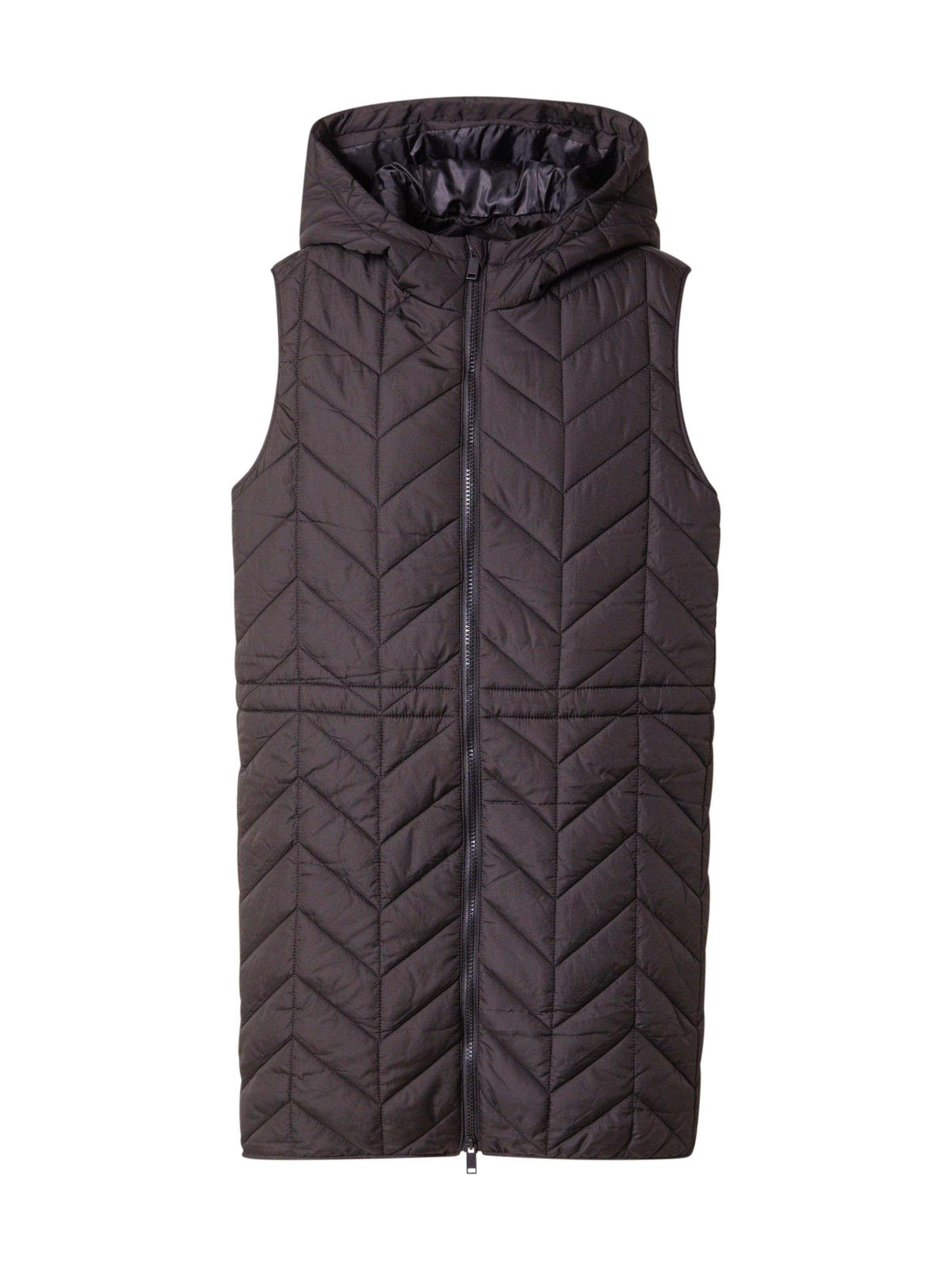Gilet 'PCJASMIN' di PIECES in nero: frontale