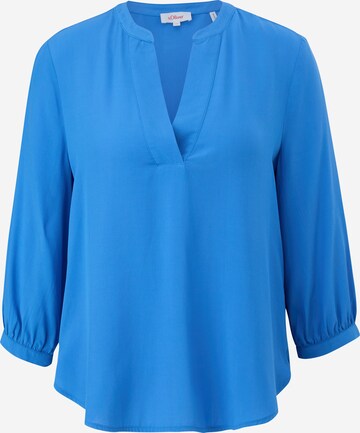 Camicia da donna di s.Oliver in blu: frontale