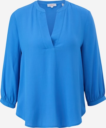 s.Oliver Blouse in Blauw: voorkant