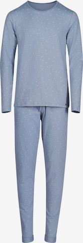 Skiny Pajamas in Blue: front