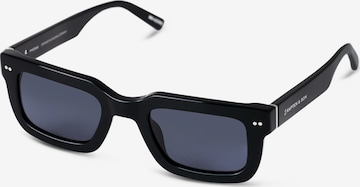 Ochelari de soare 'Phoenix All Black' de la Kapten & Son pe negru: față