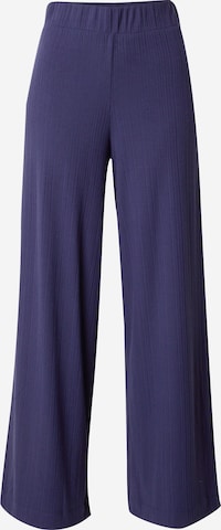 Monki Wide leg Trousers in Blue: front