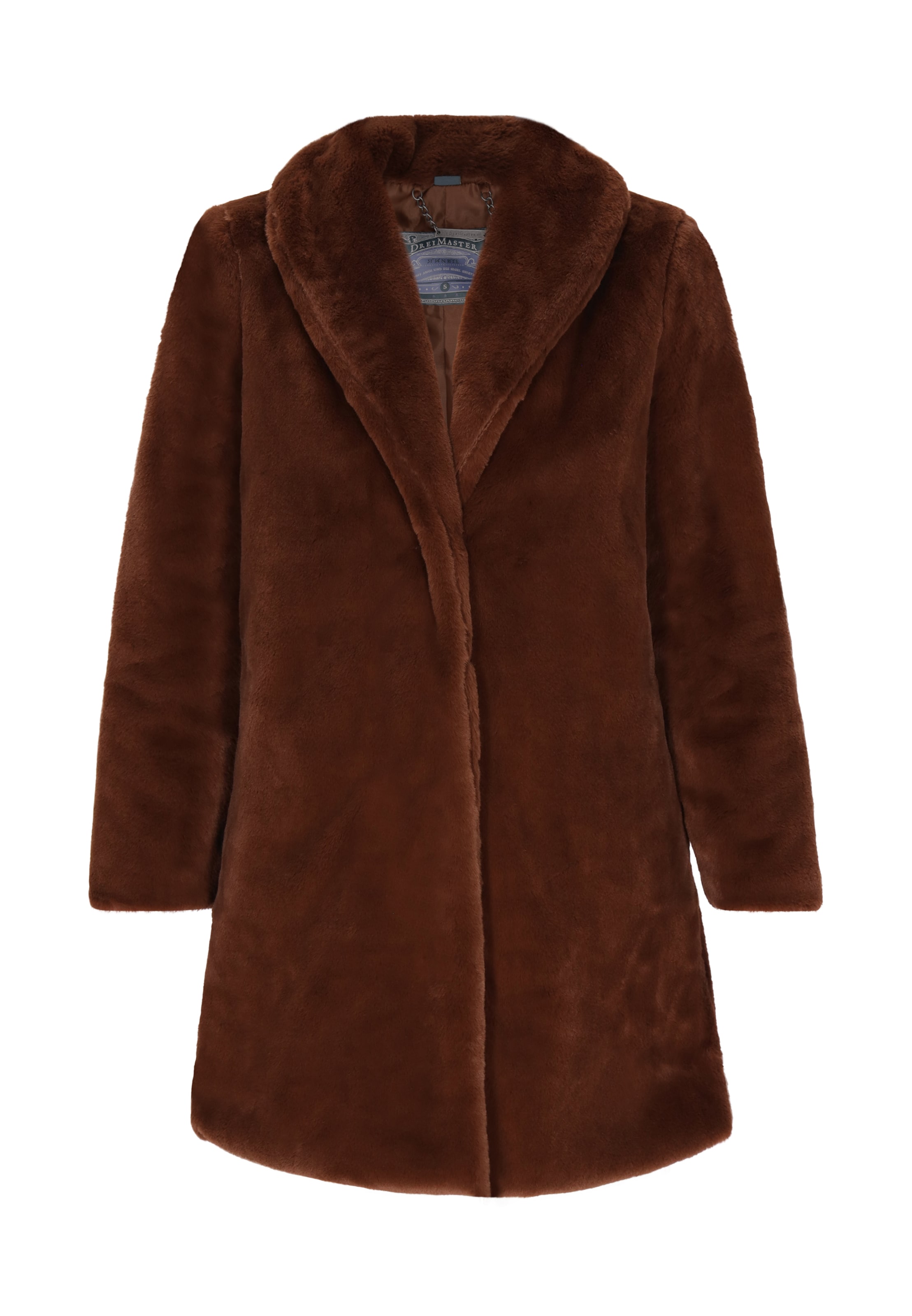 DreiMaster Vintage - Abrigo de entretiempo en marrón: frente