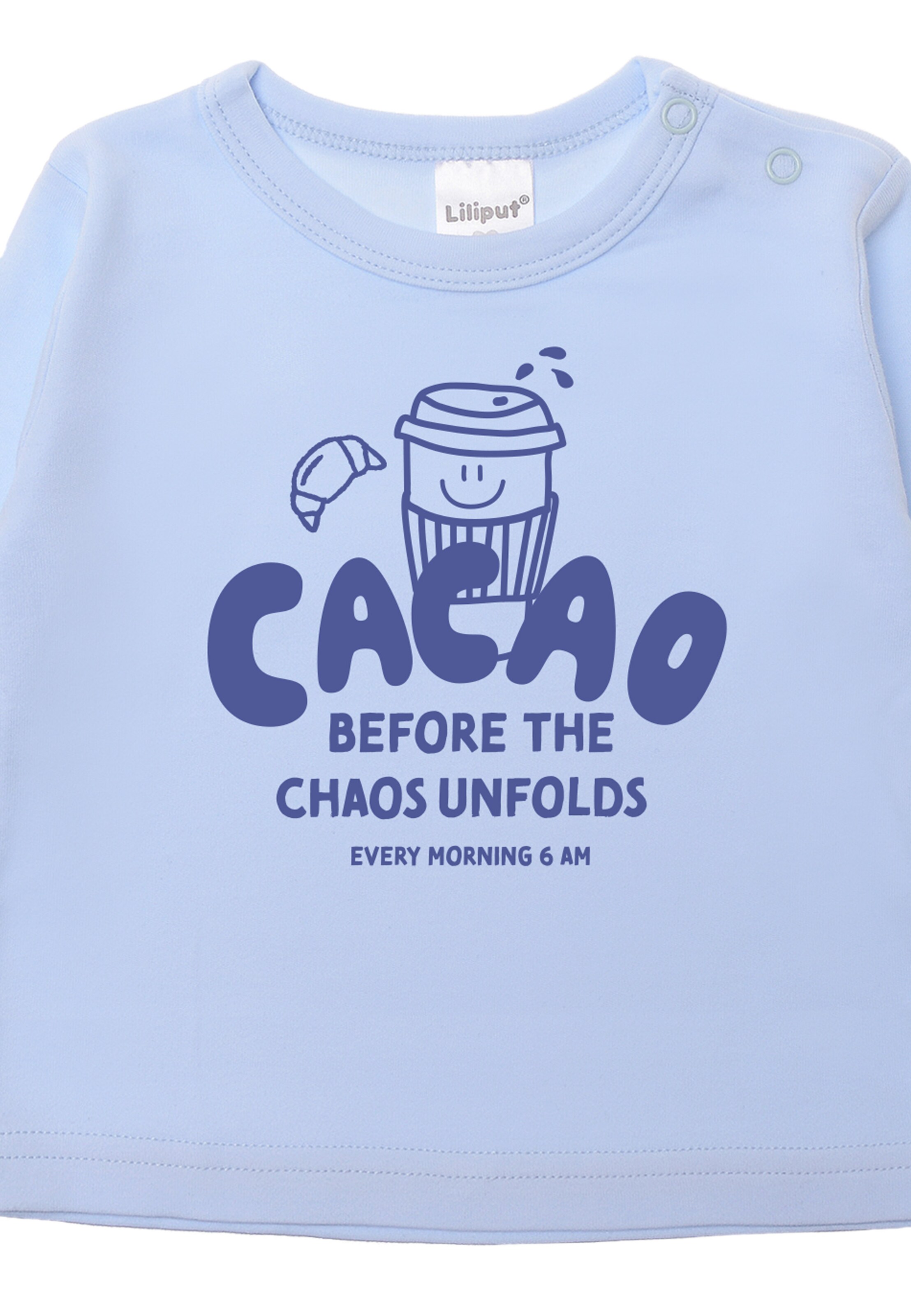 LILIPUT Langarmshirt 'Cacao' in Blau