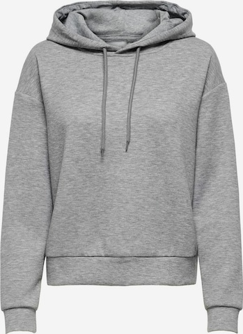 ONLY PLAY Athletic Sweatshirt in Grey: front