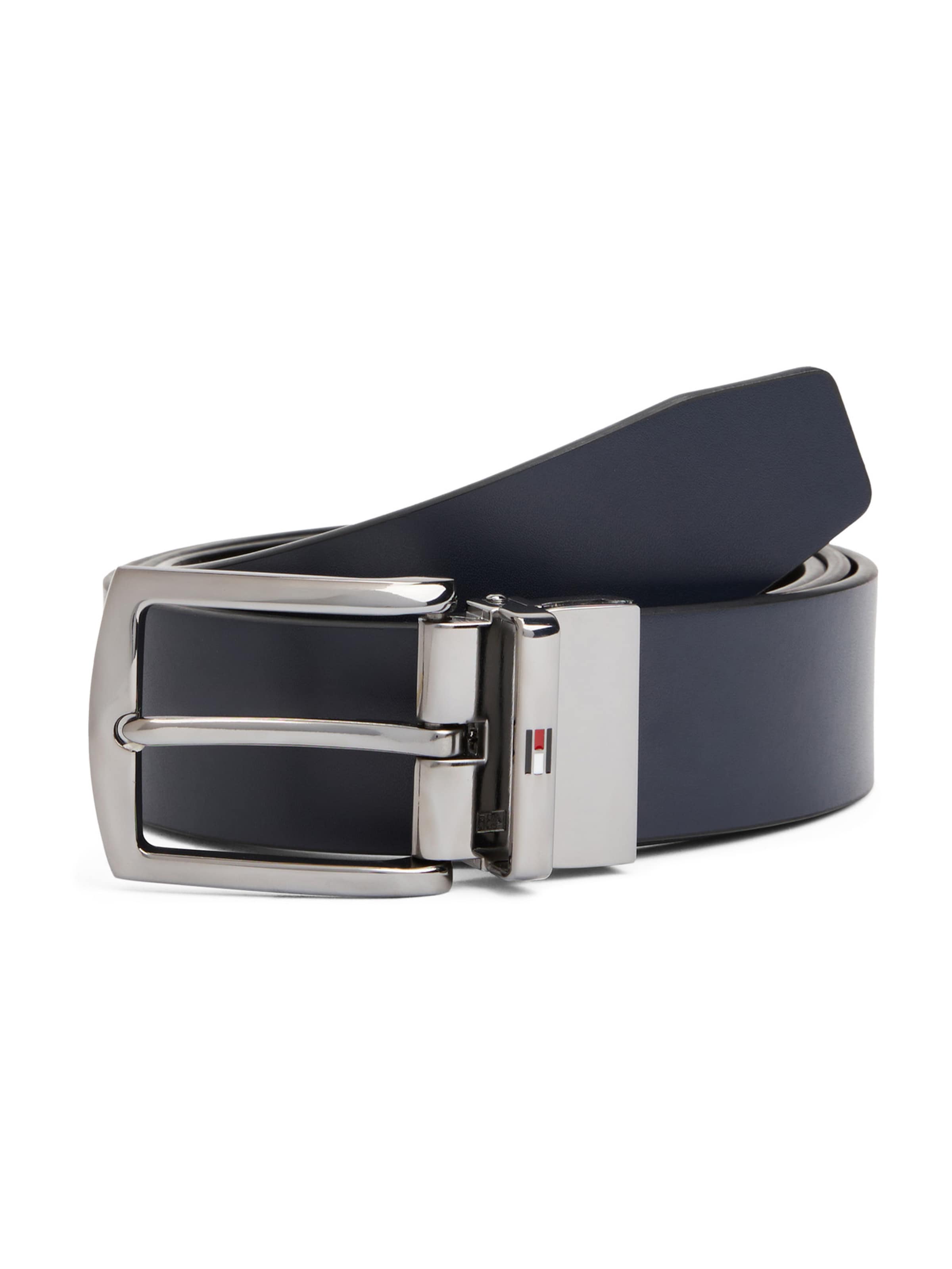 TOMMY HILFIGER Bälte 'DENTON' i blå: framsida