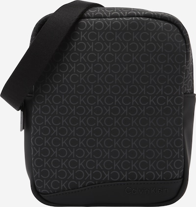 Calvin Klein Чанта за през рамо тип преметка в сиво / черно, Преглед на продукта