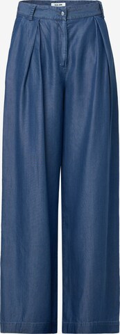 Salsa Jeans Wide leg Chino in Blauw: voorkant